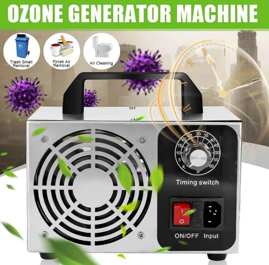 10G Ozone Generator Machine Air Filter Purifier Fan