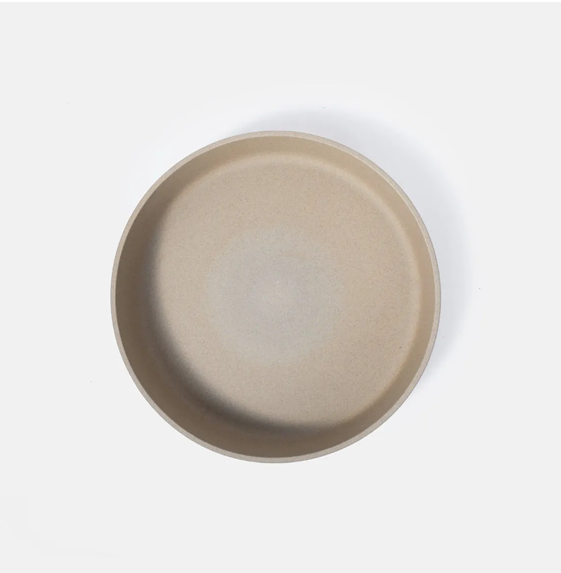 10" Cylinder Beige Serving Bowl