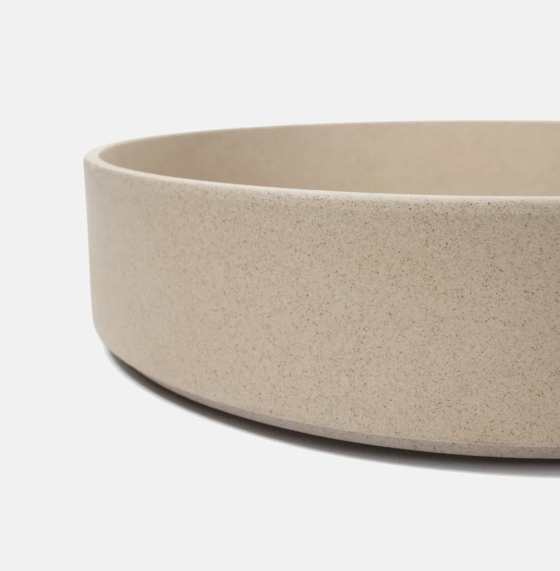 10" Cylinder Beige Serving Bowl