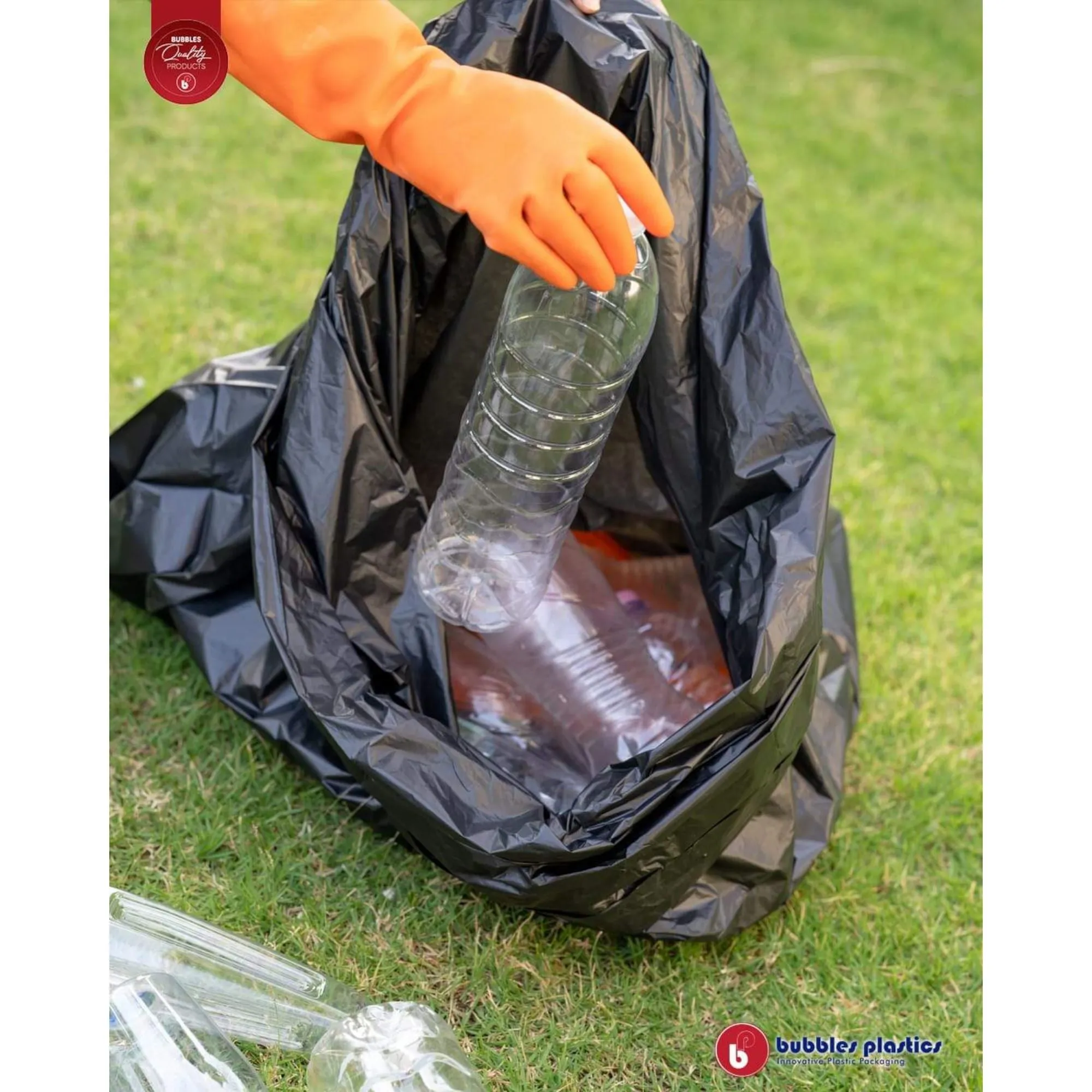 240L Refuse Bags 125x145cm 40microns 20pack