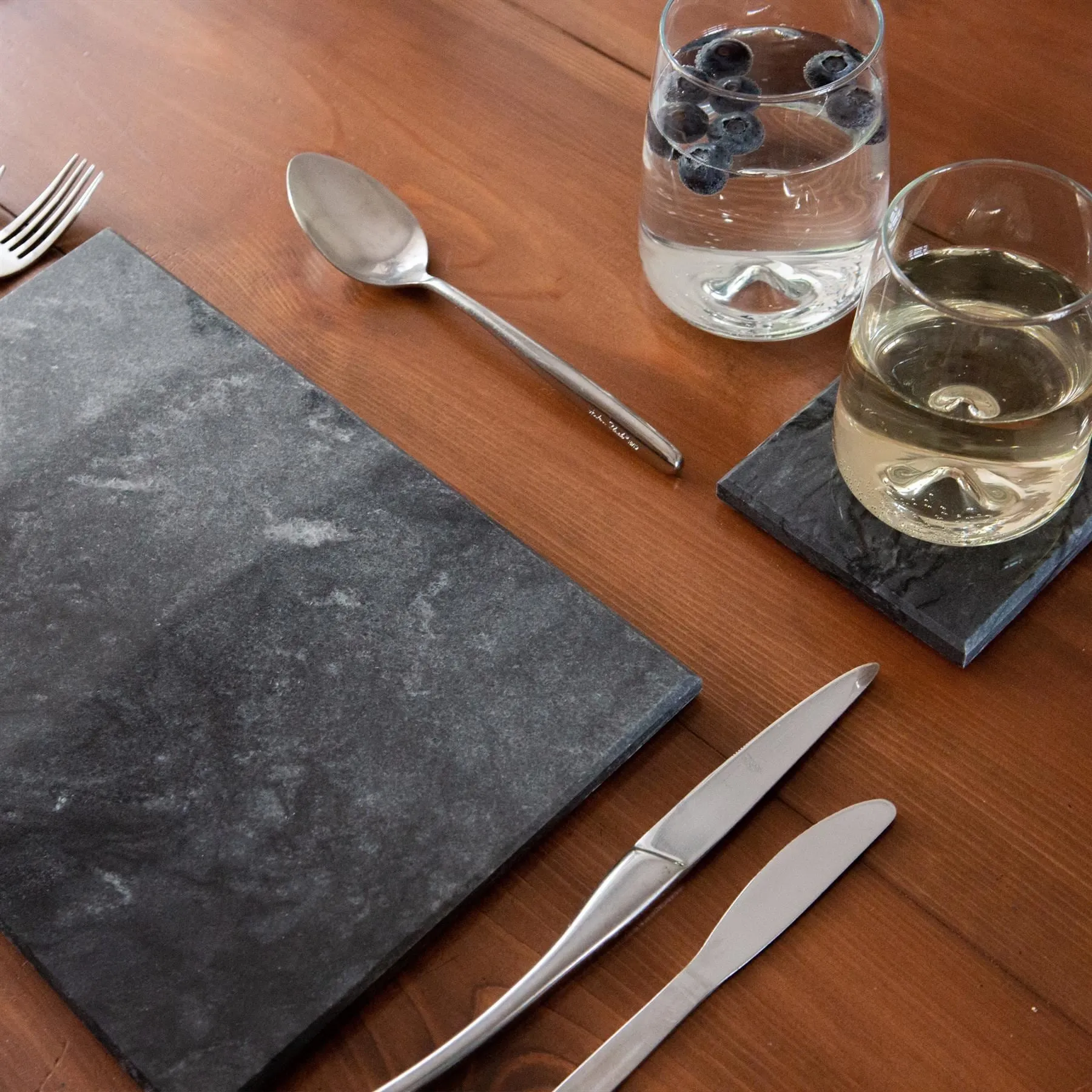 30cm x 20cm Marble Placemats - Pack of Six - By Argon Tableware