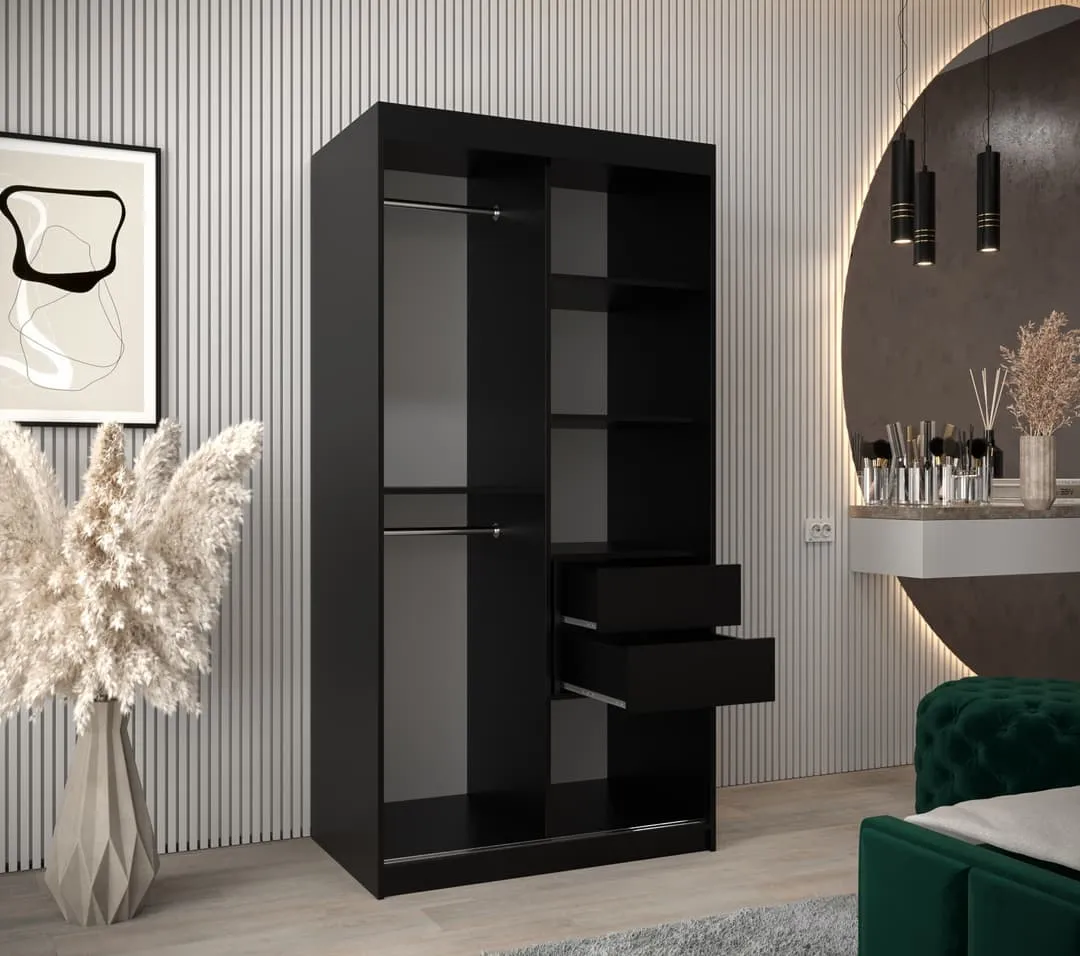 Arendal III Sliding Door Wardrobe 100cm