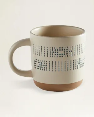 Beaded Sandshell Mug Set