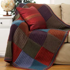 Bernat Harvest Knit Blanket