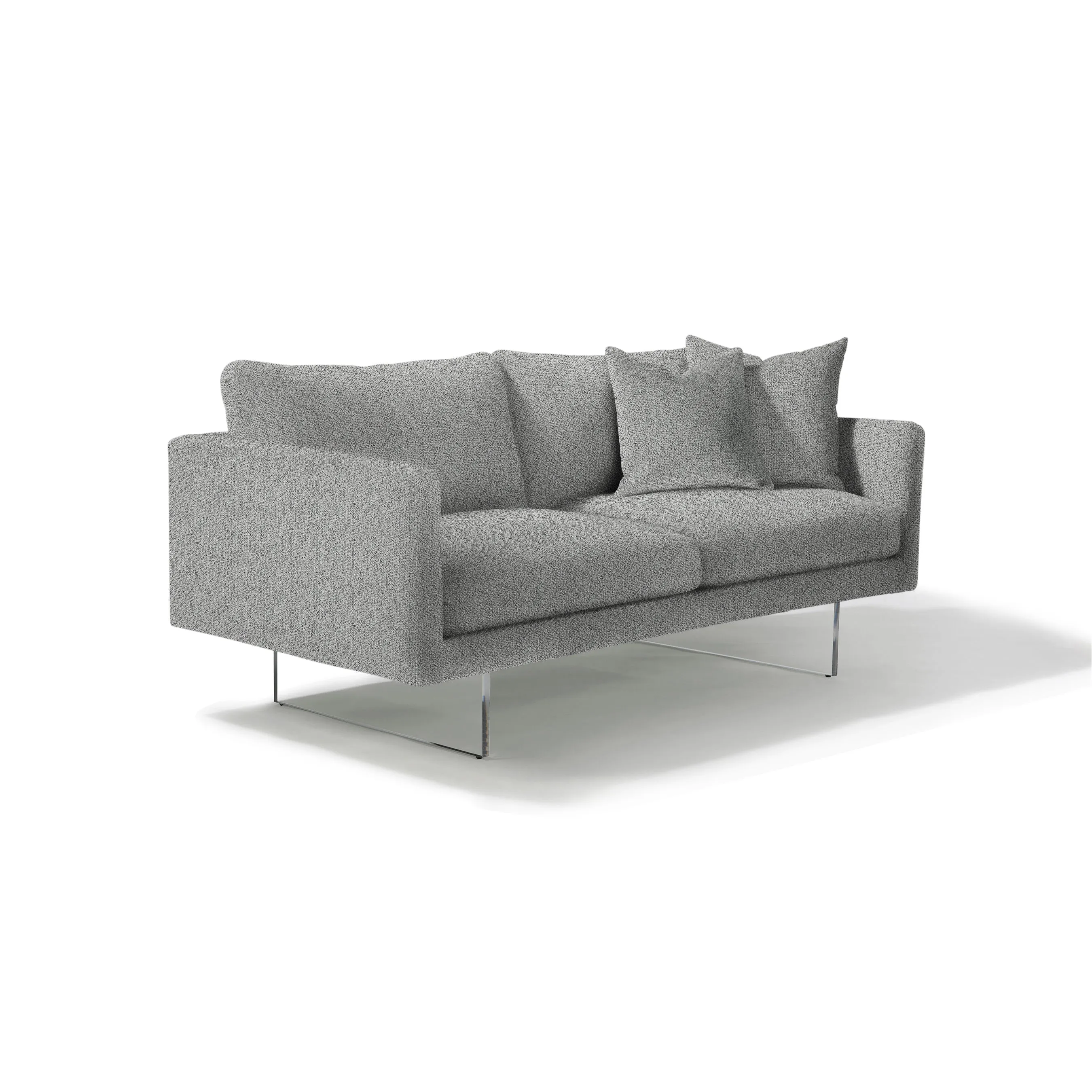 Blade Studio Sofa with Clear Acrylic Base