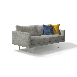 Blade Studio Sofa with Clear Acrylic Base