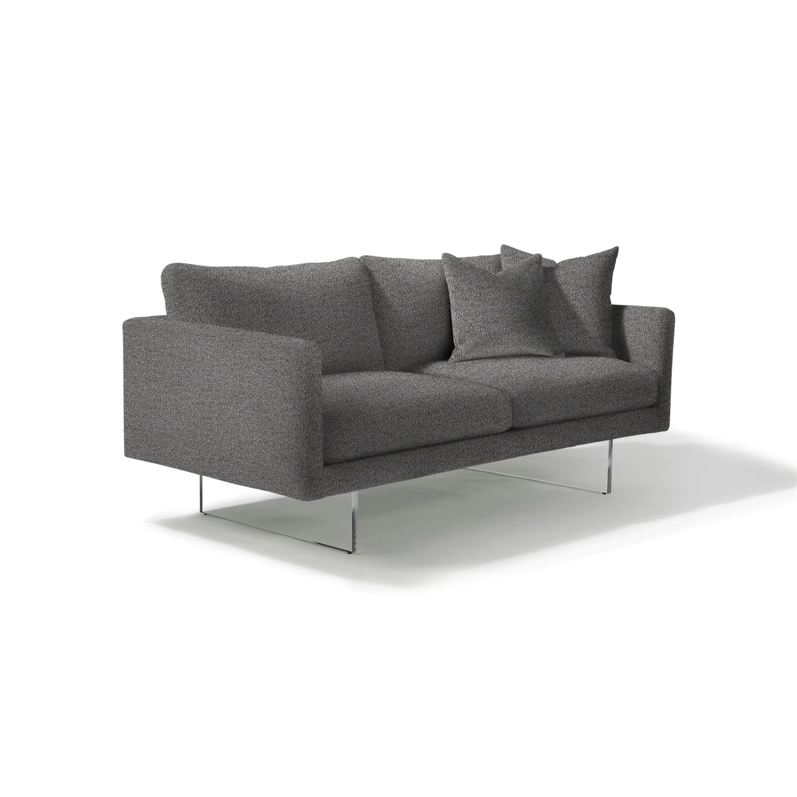 Blade Studio Sofa with Clear Acrylic Base