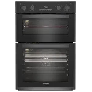 Blomberg ROTN9202DX Built-Under Electric Double Oven - Dark Steel