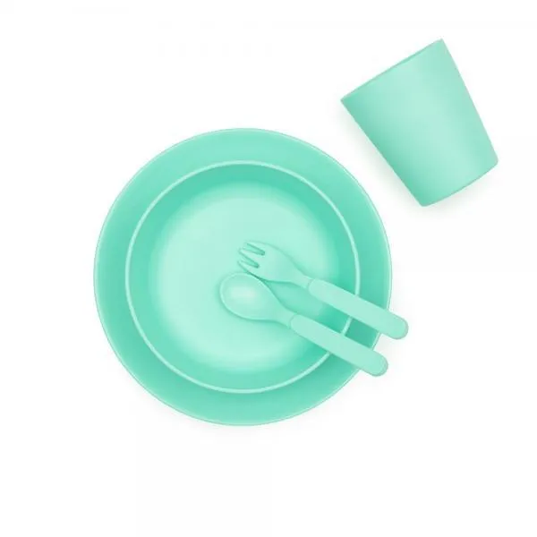 Bobo & Boo Bamboo Dinner Set - Mint