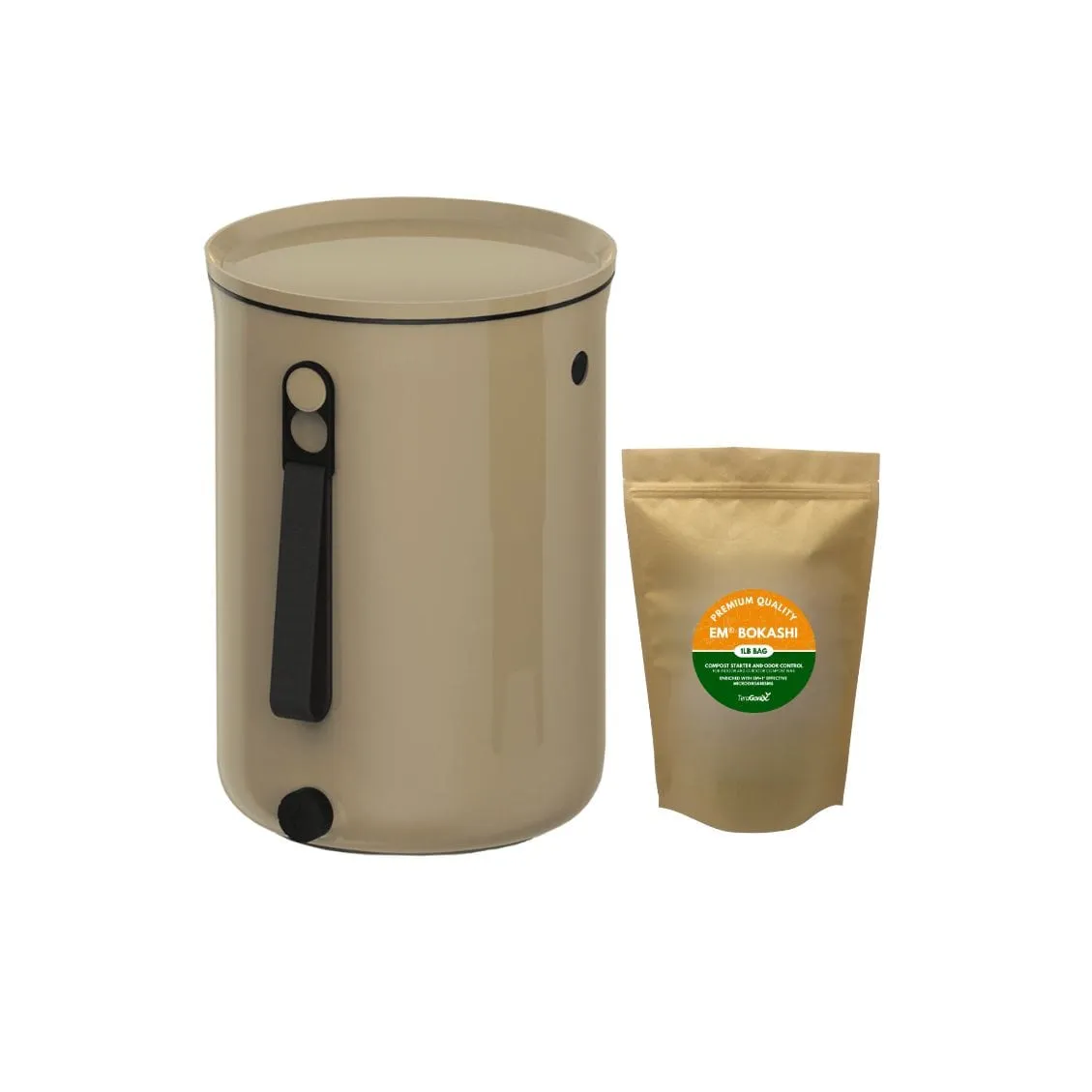 Bokashi Kitchen Compost Bin, 2.5 gal