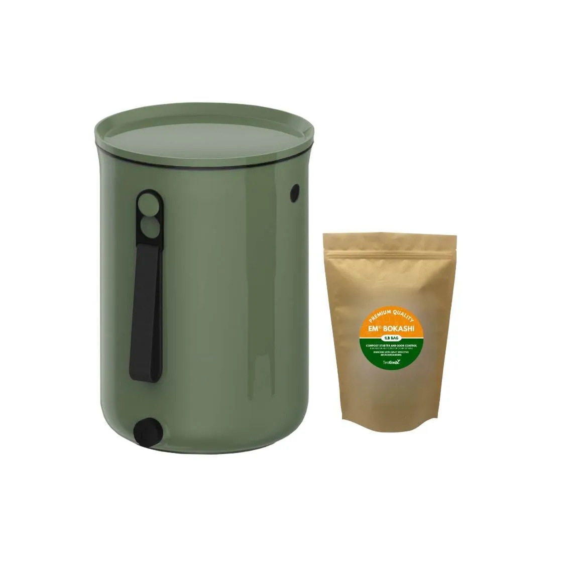 Bokashi Kitchen Compost Bin, 2.5 gal