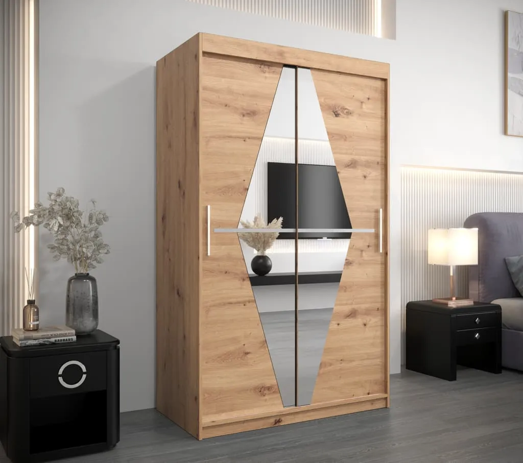 Boliwia Sliding Door Wardrobe 120cm