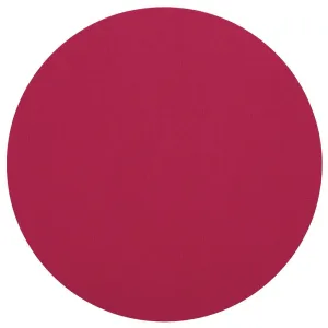 Canvas Felt-Backed Round Placemat – Fuchsia