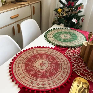 Christmas Woven Vintage Placemats