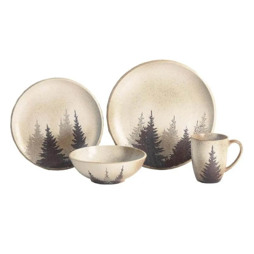 Clearwater Pines 16-Pc Dinnerware Set