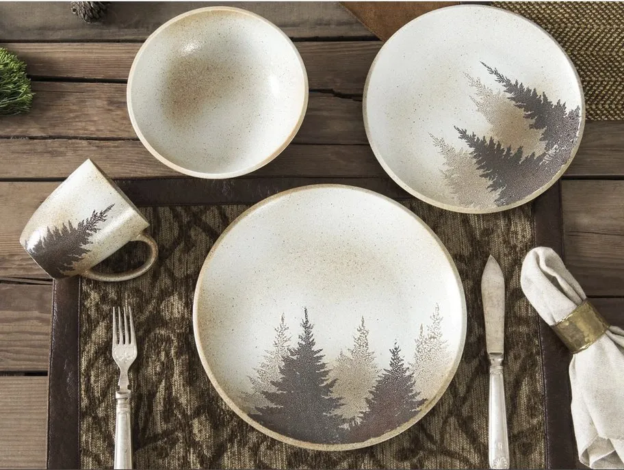 Clearwater Pines 16-Pc Dinnerware Set