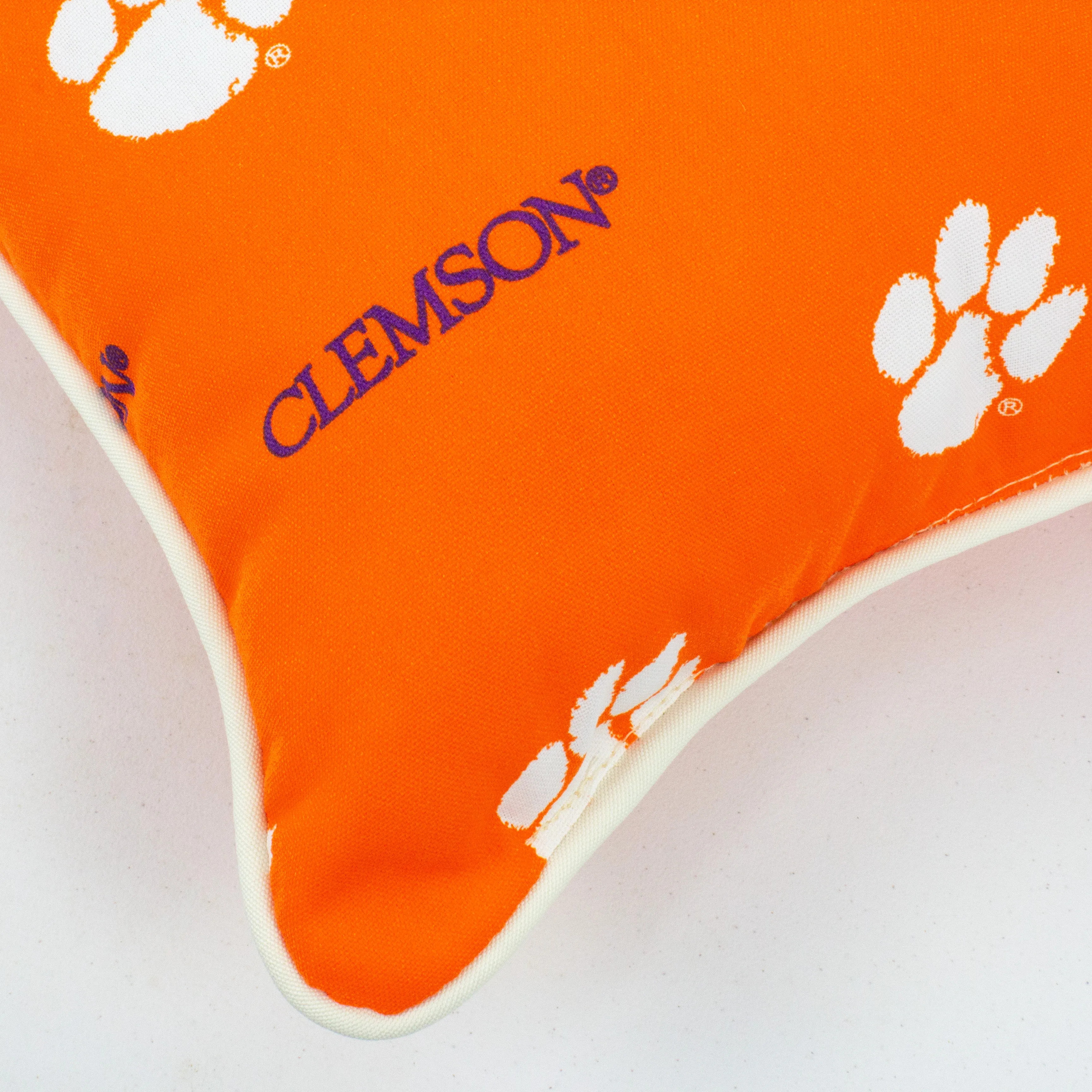 Clemson Tigers Outdoor Decorative Pillow