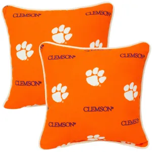 Clemson Tigers Outdoor Decorative Pillow