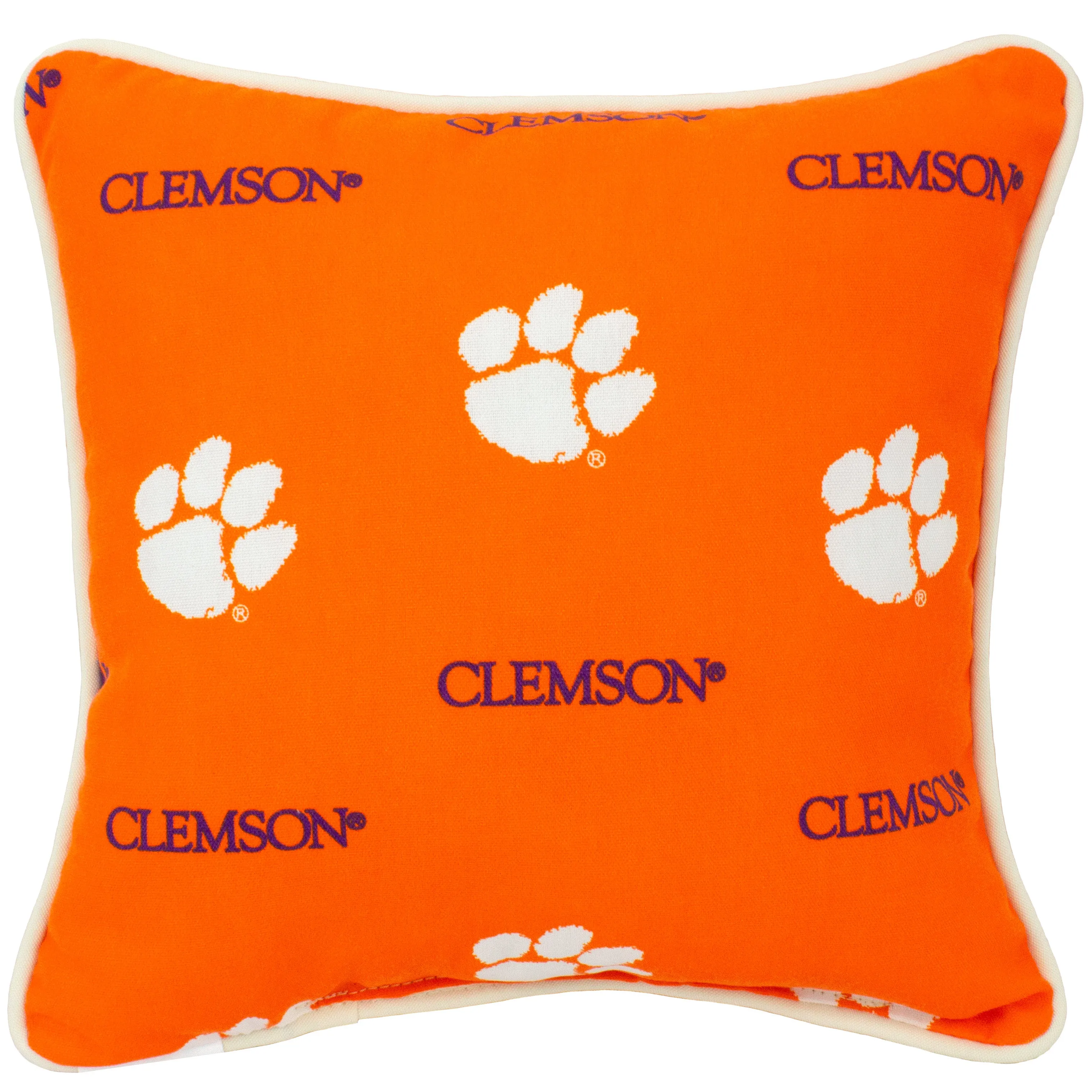 Clemson Tigers Outdoor Decorative Pillow