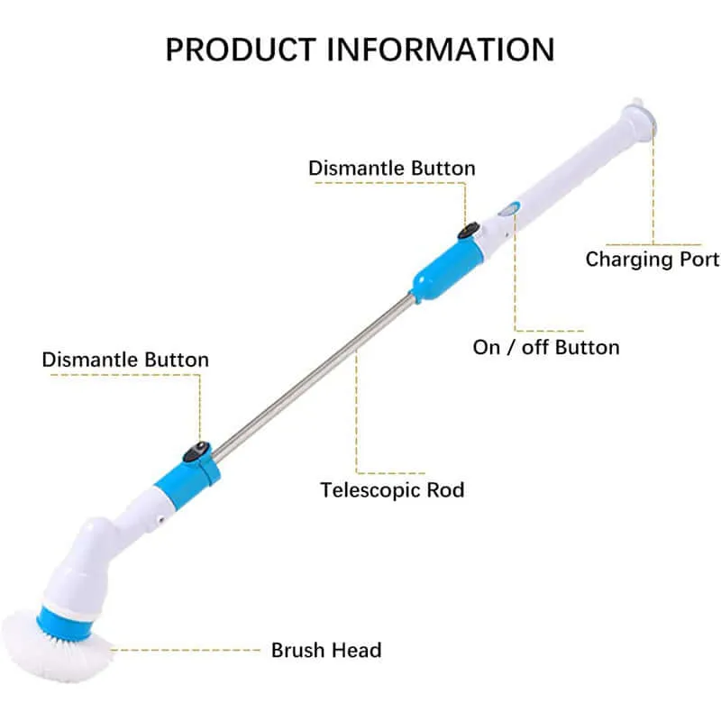 Cordless Scrubber Electric Cleaning Brush