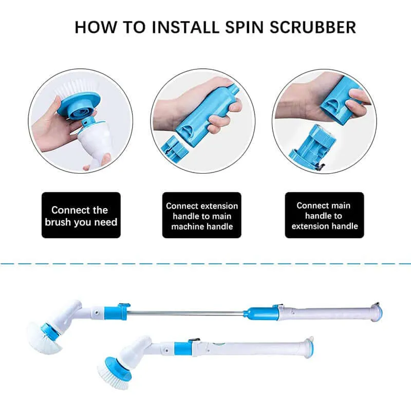 Cordless Scrubber Electric Cleaning Brush