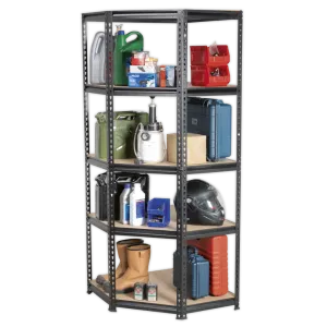 Corner Racking Unit 5 Level 150kg Capacity Per Level