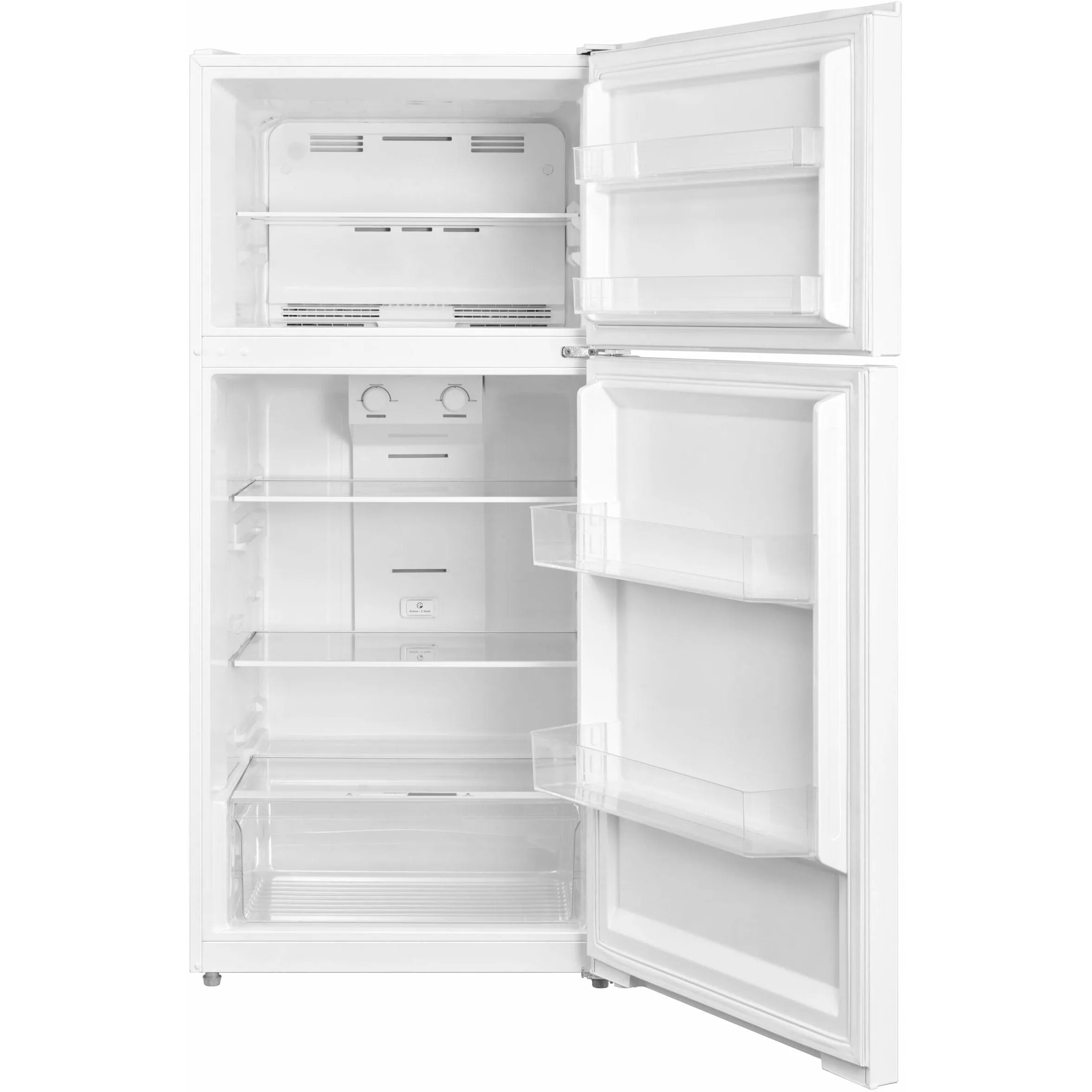 Danby 28-inch, 14.2 cu. ft. Apartment Size Top Freezer Refrigerator DFF142E1WDB