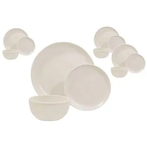 Dinnerware Set - 12 piece -Matte White | Matte White