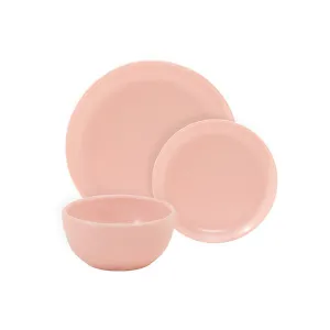 Dinnerware Set - 3 piece -Matte Pink | Matte Pink