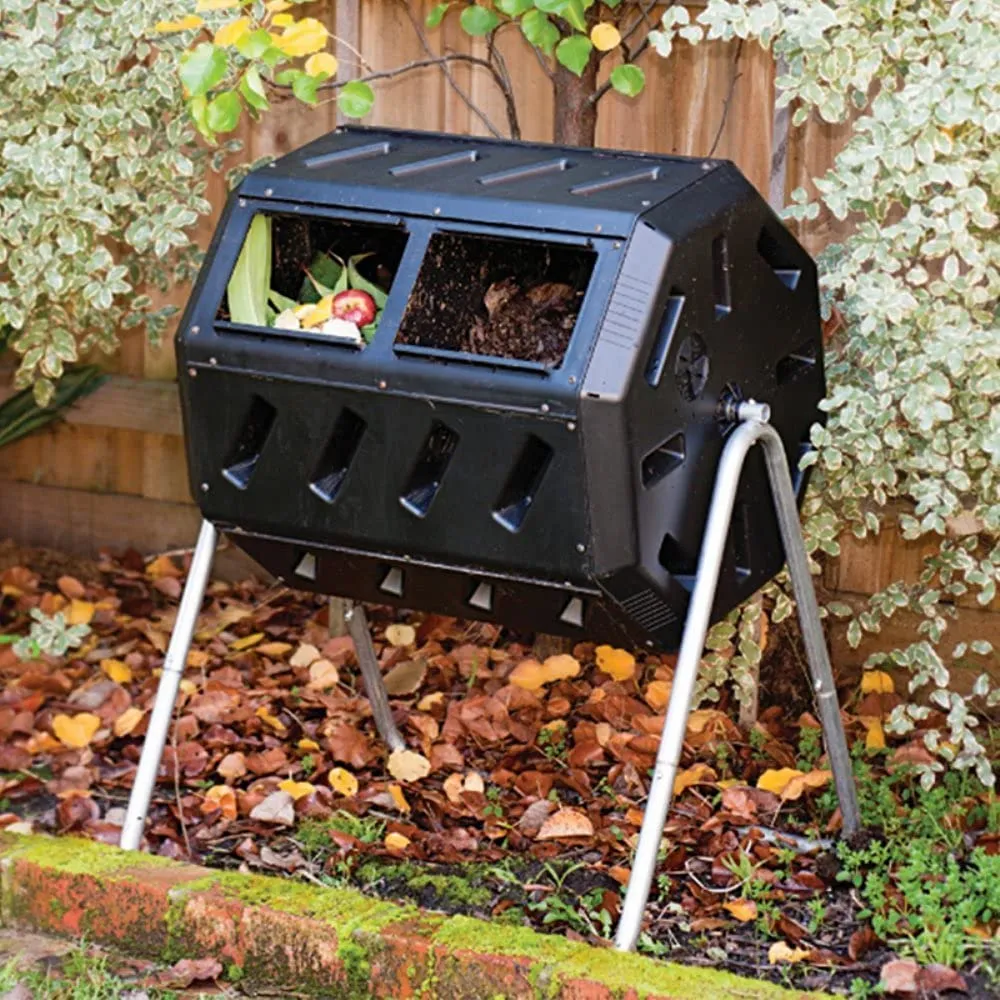 Dual Chamber Tumbling Composter