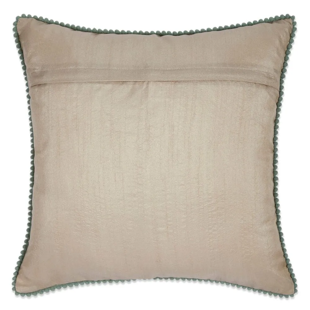 Embroidered Decorative Cushion Cover, Medallion Buta