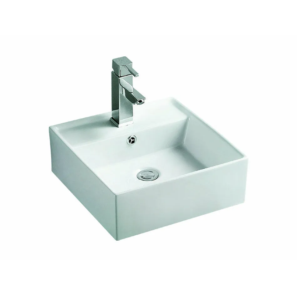 Frontline White Compact Nova 460mm Countertop Basin