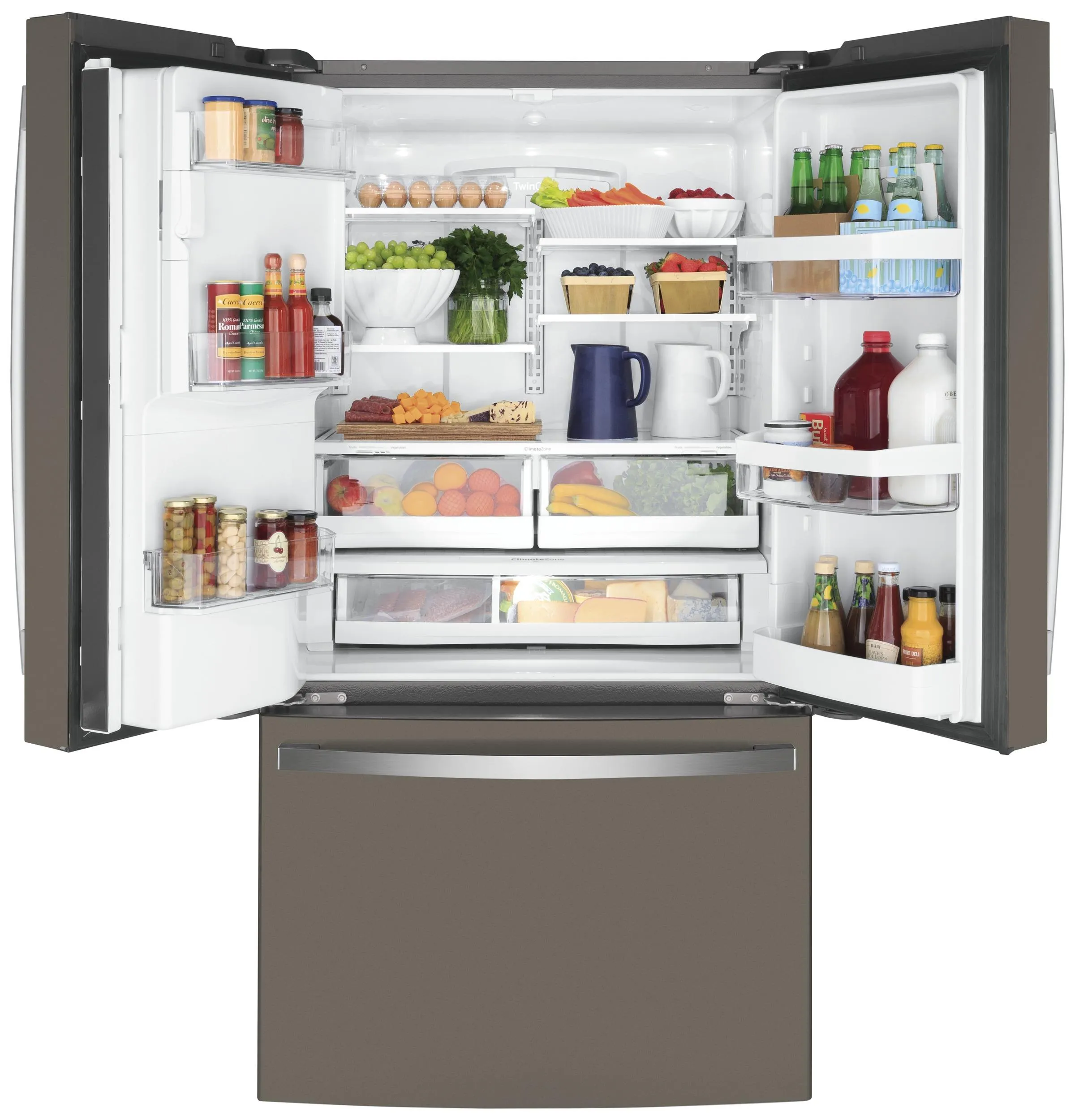 GYE22GMNES GE® ENERGY STAR® 22.1 Cu. Ft. Counter-Depth French-Door Refrigerator