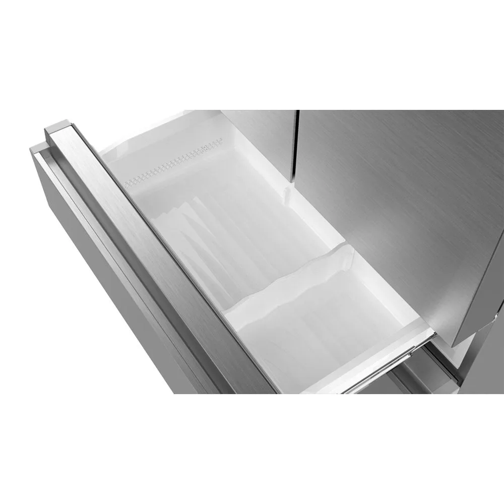 Hisense RF749N4WIF 91.4cm Frost Free American Style Fridge Freezer  Stainless Steel