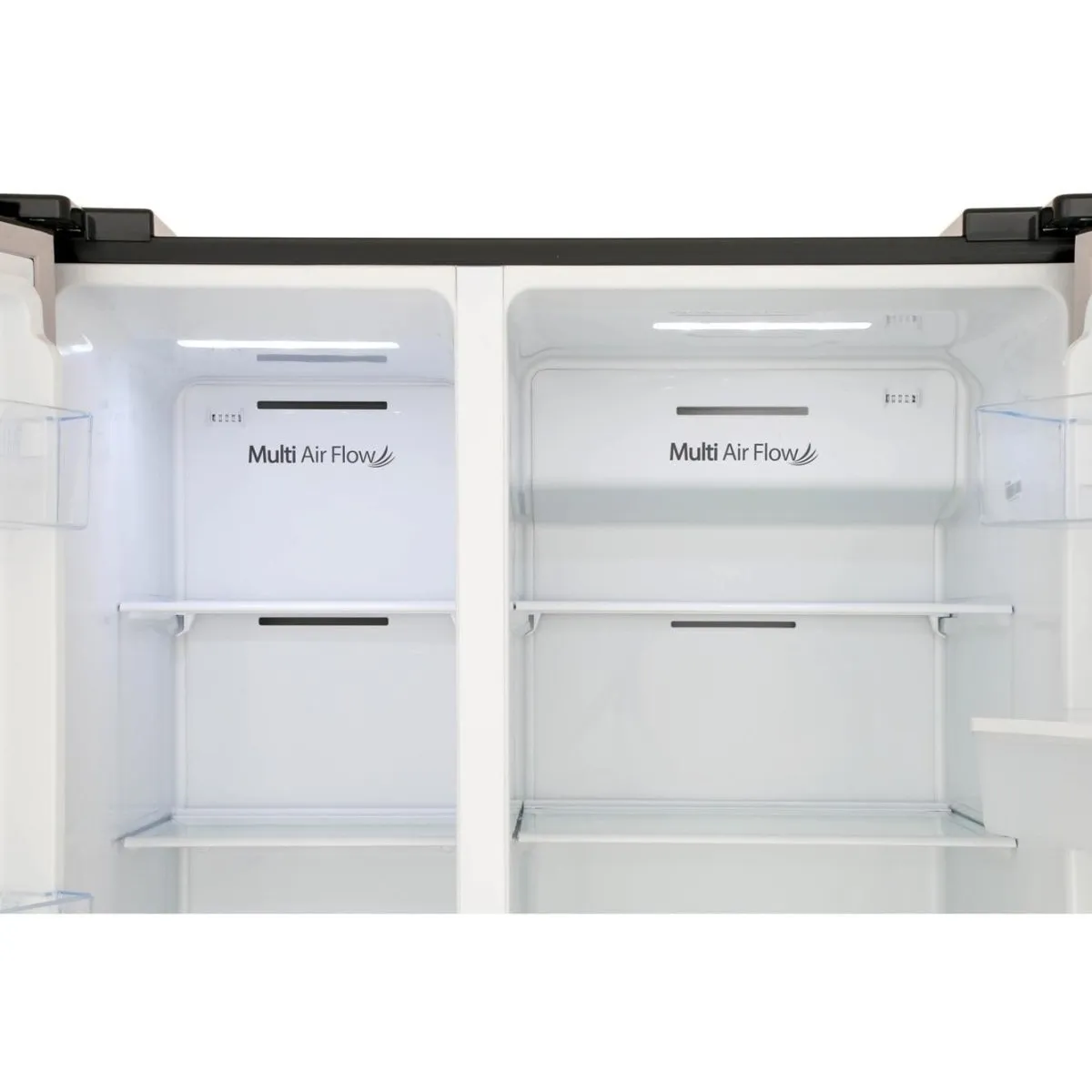 Hisense RS741N4WB11 Non Plumed American Style Fridge Freezer in Black A  Energy