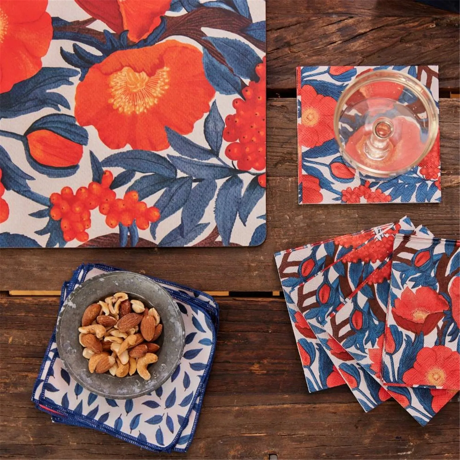 Icelandic Poppy Placemat Set 4