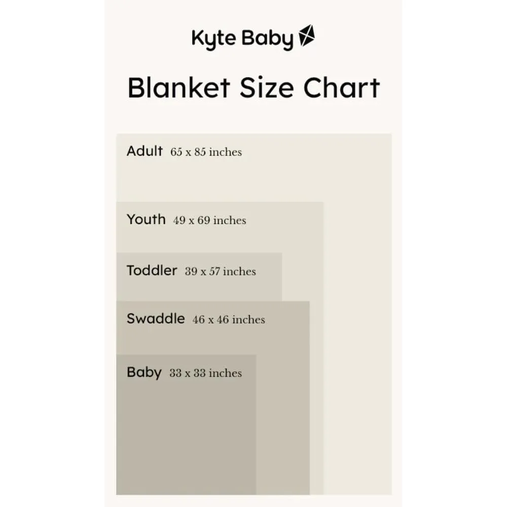 Kyte Baby Toddler Blanket 1.0 Tog - Eucalyptus