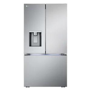 LG 26 cu. ft. Smart Counter-Depth MAX™ Stainless Steel French Door Refrigerator with Four Types of Ice - LRYXC2606S