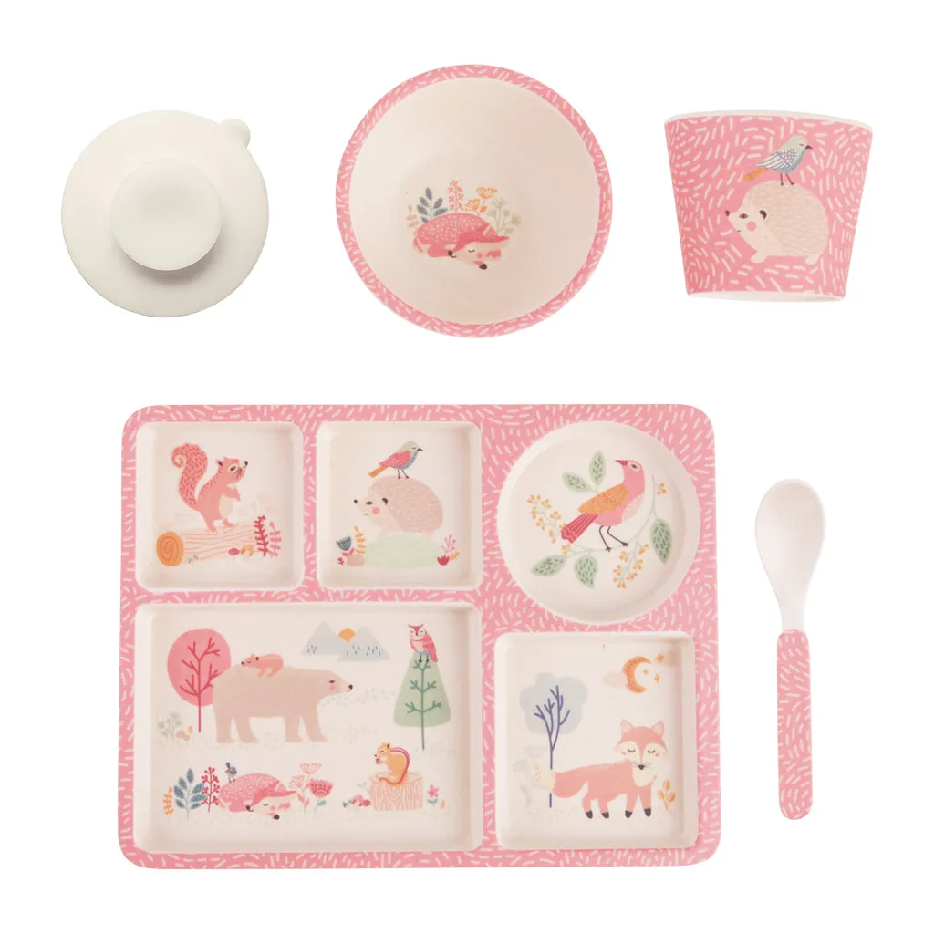 Love Mae Divided Plate Set - Woodland Friends