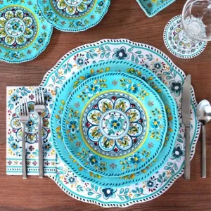 Madrid Turquoise Charger Placemats, Place Cards, Napkins & Coasters