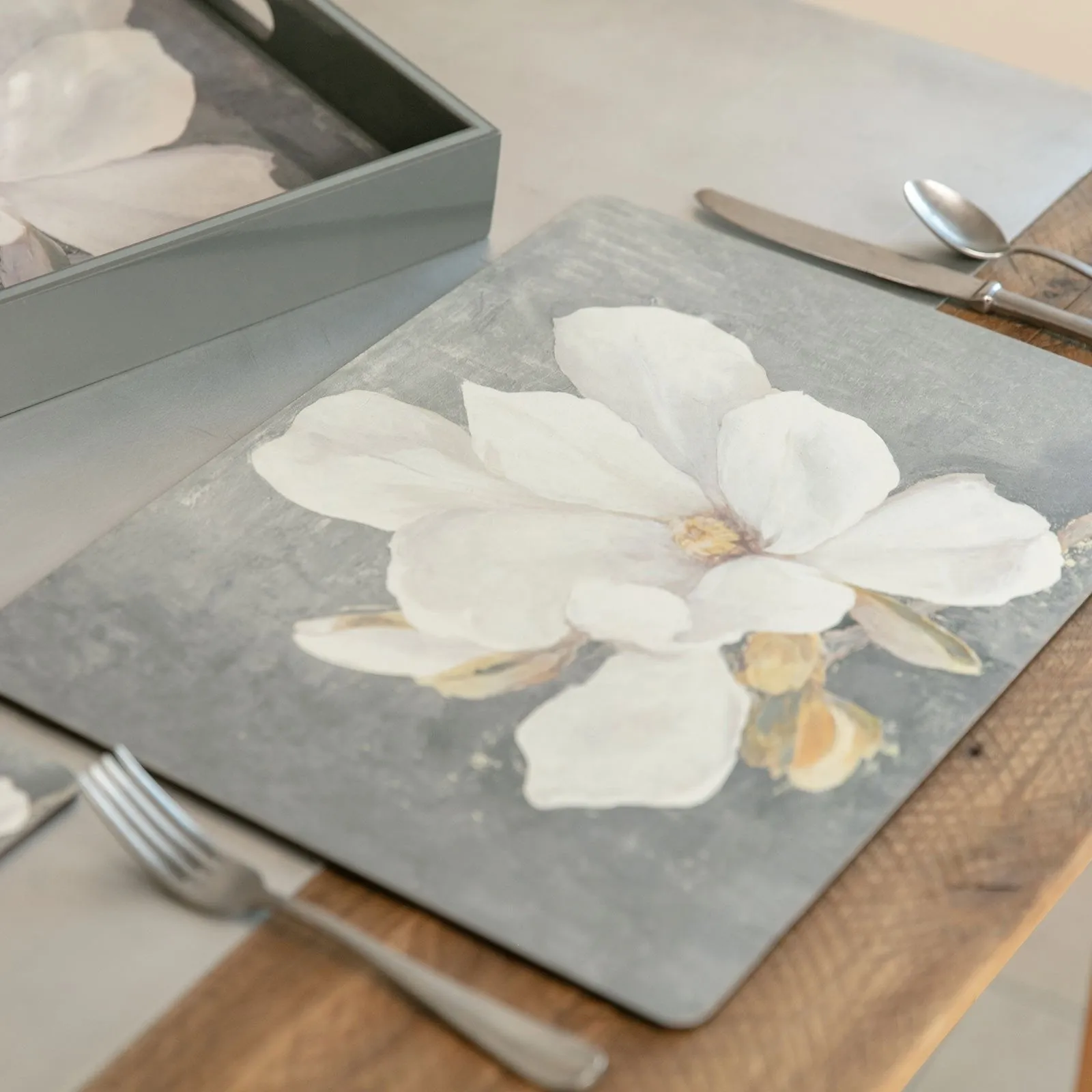 Magnolia Art Placemats - Set of 4