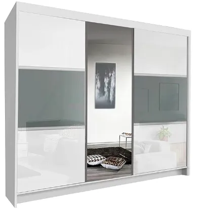 Manchester High Gloss Sliding Door Wardrobe at Latest Hot Deals