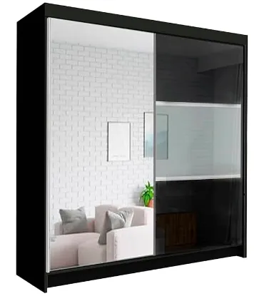 Manchester High Gloss Sliding Door Wardrobe at Latest Hot Deals