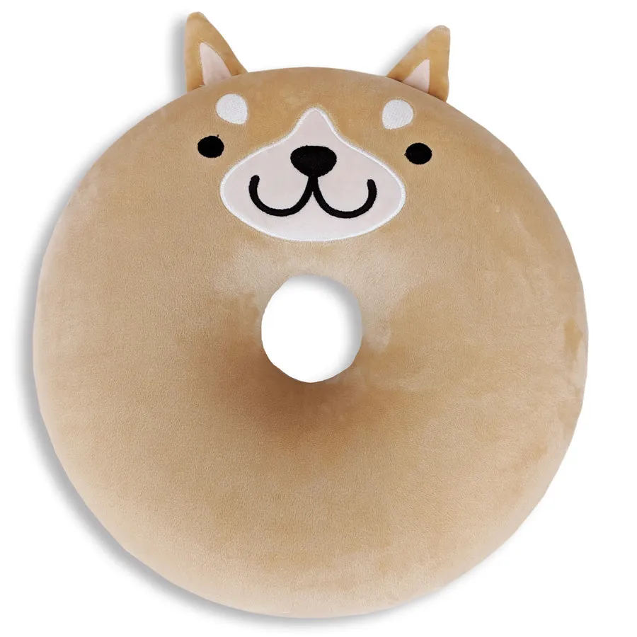 Memory Foam Donut Dog Themed Pillow | Edith The Dog