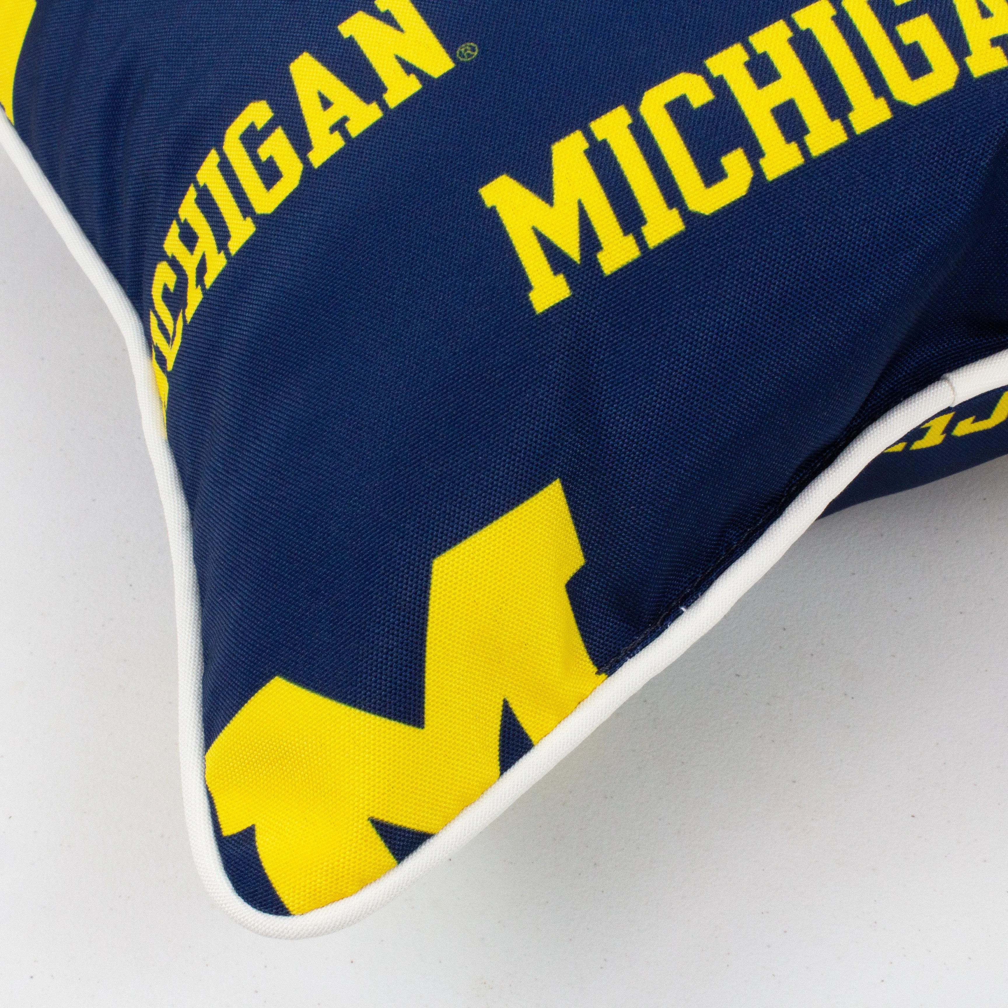 Michigan Wolverines Outdoor Decorative Pillow