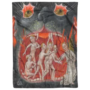 Mouth of Hell Demonic Fleece & Sherpa Blanket