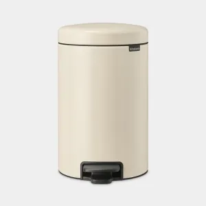 NEWICON 12L PEDAL BIN  - Soft Beige