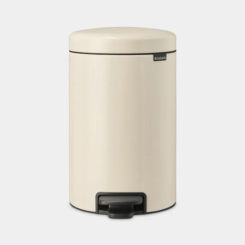 NEWICON 12L PEDAL BIN  - Soft Beige