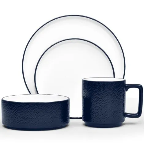 Noritake Navy ColorTex Dinnerware Set