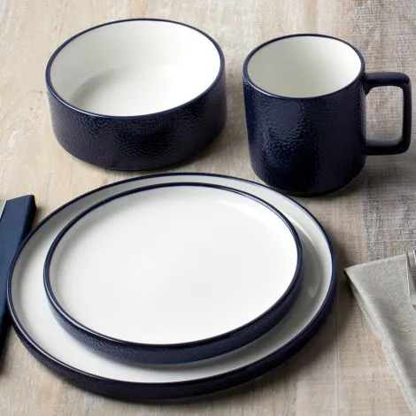 Noritake Navy ColorTex Dinnerware Set